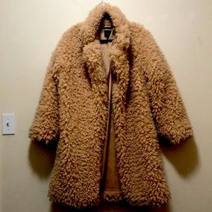Wild fable/target brand faux fur coat